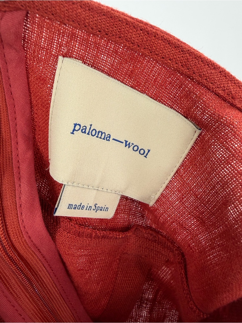 Paloma Wool Museo Midi Dress In Brick - Picture 6 of 8